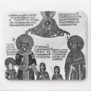 Manuel Palaeologus beschermd door Virgin Mary Muismat