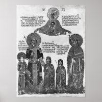 Manuel Palaeologus beschermd door Virgin Mary