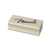 Manuela Name in Decorative Cursive Font Rubberstempel (Stempel)