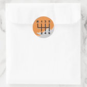 MANUELE VERZENDING - KLEUREN RONDE STICKER (Tas)