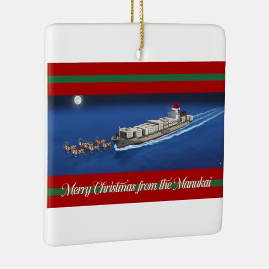 Manukai Kerstversiering 2025 Keramisch Ornament (Rechts)