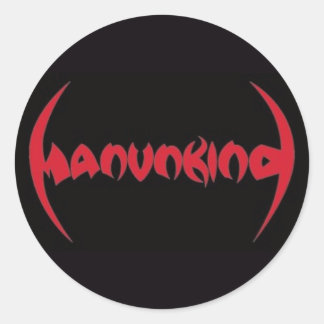 MANUNKIND LOGO RONDE STICKER 3"