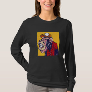 Manusapen op de keel t-shirt