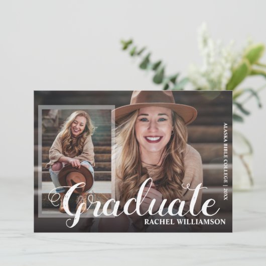 Manuscript Afstuderen 2 het Moderne Afstuderen van Aankondiging (Staand voorkant)