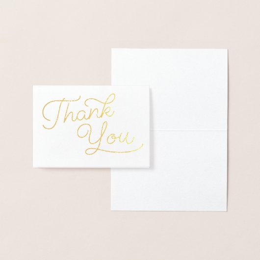 Manuscript bedankt | Weddenschap Hartelijk dank Folie Kaarten (Display)