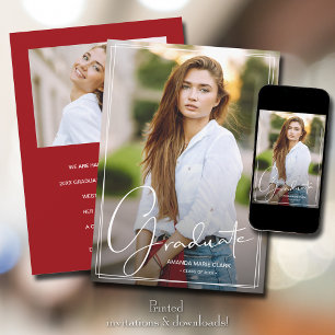 Manuscript bekleding 2 het Afstuderen van de Foto Aankondiging