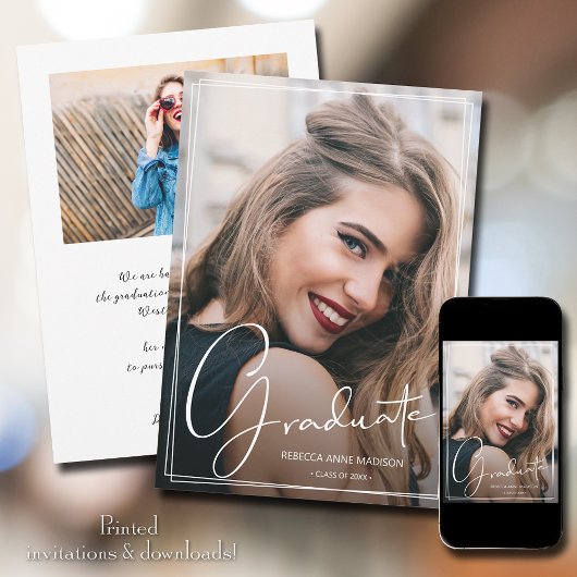 Manuscript bekleding 2 het Afstuderen van de Foto Aankondiging