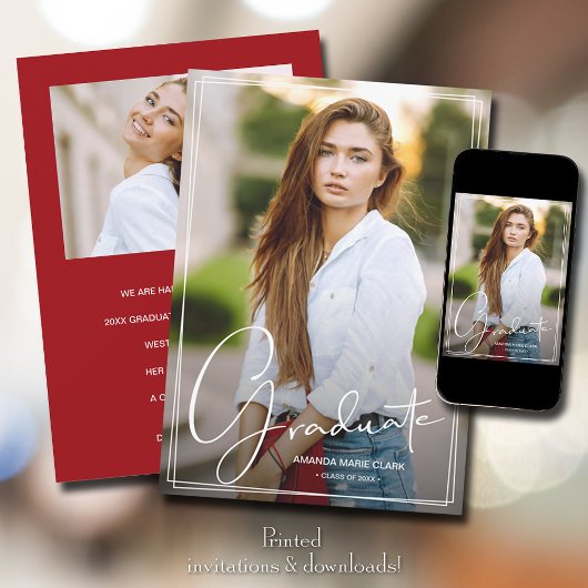 Manuscript bekleding 2 het Afstuderen van de Foto Aankondiging