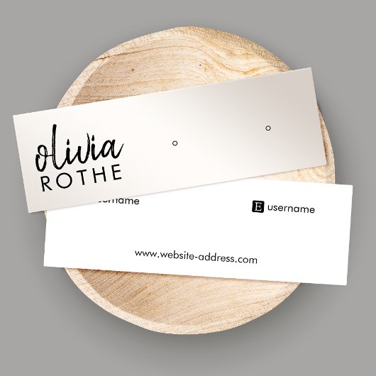 Manuscript Champagne Gold Gradient Stud die Mini v Visitekaartje