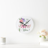 Manuscript Floral wall Ronde Klok (Huis)