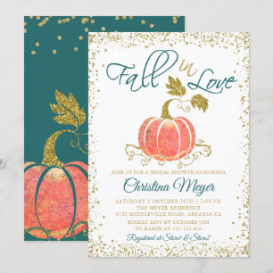 Manuscript Glitter Pumpkin Herfst in Love Vrijgeze Kaart