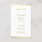 Manuscript Golden Calligraphy Creative  Modern Visitekaartje (Achterkant)