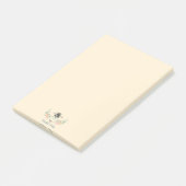 Manuscript Handtekening Gepersonaliseerde Bee Flor Post-it® Notes (Schuin)