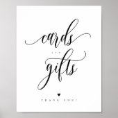 Manuscript Kaarten en Gifts Sign 8x10" Poster (Voorkant)