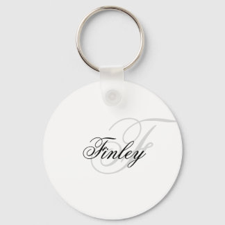 Manuscript met minimalistisch monogram Wassermarke Sleutelhanger