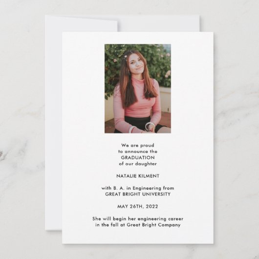 Manuscript Modern Afstuderen 14 Afstuderen van de  Aankondiging (Achterkant)