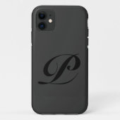Manuscript P iPhone Case (Achterkant)