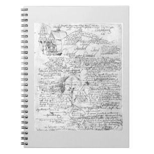 Manuscript page, Fyodor Dostoyevsky's roman Demons Notitieboek