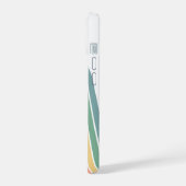 Manuscript Rainbow-kleuren rebootbundel retrijn iPhone 15 Hoesje (Linkerkant)