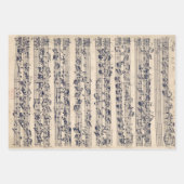  Manuscript Sheet Music Wrapping Paper (Voorkant)
