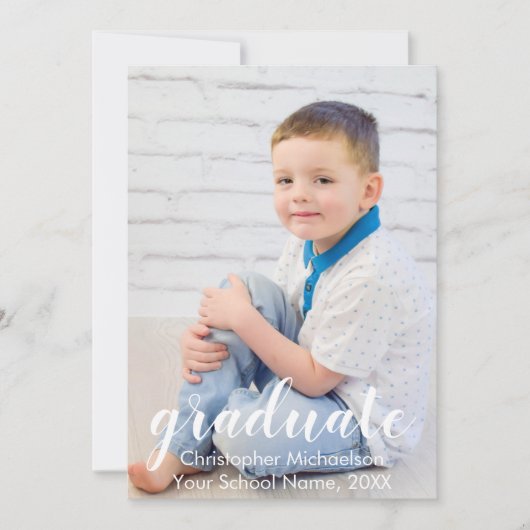 Manuscript Twee Aankondiging van het Afstuderen va (Voorkant)