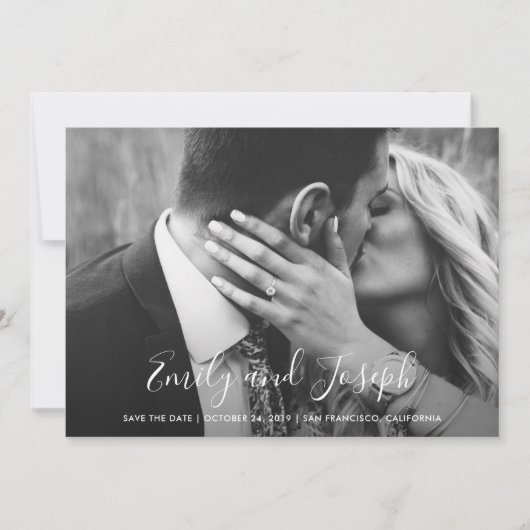 Manuscript van het verlies | De datum opslaan met Save The Date (Voorkant)