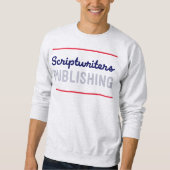 Manuscripten Rode Stripe marine/grijs Sweatshirt (Voorkant)