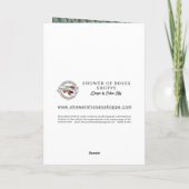 Manuscripten van Maagd Mary  Religieuze Rozen Kaart (Achterkant)