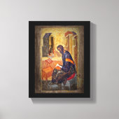 Manuscriptie voor zwart studeren canvas afdruk (Voorkant)