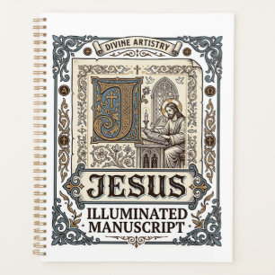 Manuscrit de Jésus Foi chrétienne vintage Jésus