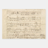 Manuscrit de la Chopin de musique de la feuille d' (Devant)