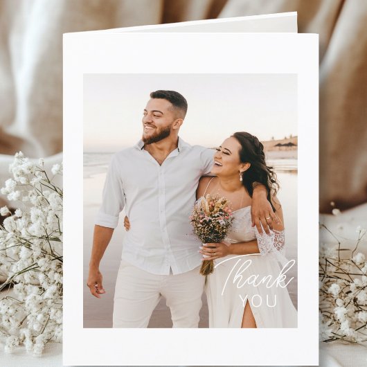 Manuscrit de mariage Merci 3 photos