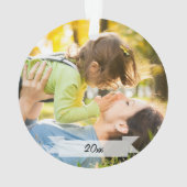 Manuscrit de vacances de Noël de photo de la (dos)