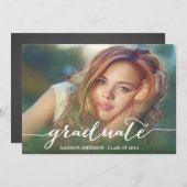 manuscrit| Invitation du groupe de diplômés (Devant / Derrière)