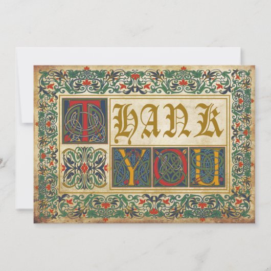 Manuscrit médiéval Goth Merci (Devant)