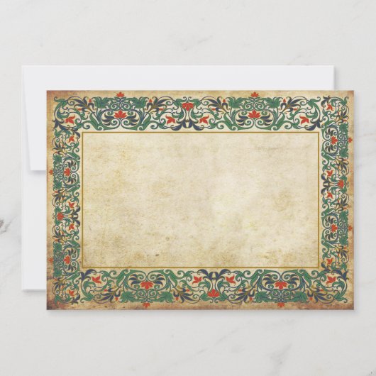 Manuscrit médiéval Goth Merci (Dos)