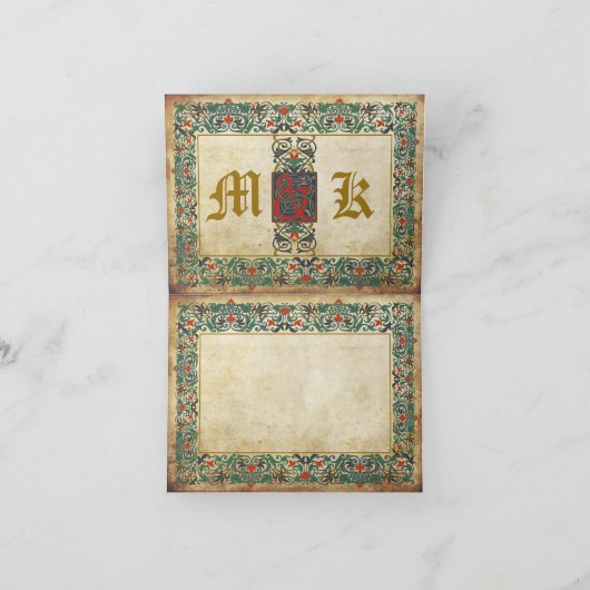 Manuscrit médiéval Goth Merci (Intérieur)