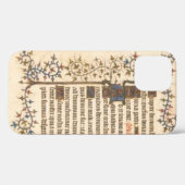 Manuscrit médiéval pour Coque iphone (Verso (horizontal))