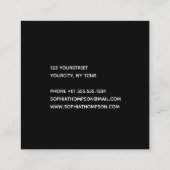 Manuscrit olographe moderne de bonjour - carte de (Dos)