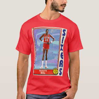MANUTE BOL Retro Style 90s Basketbal d T-shirt