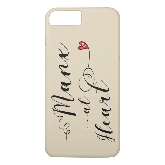 Manx bij hart mobiel Case-Mate iPhone case (Achterkant)