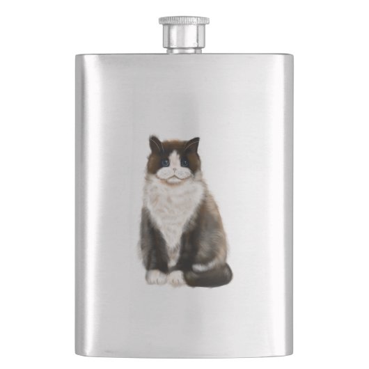 manx cat bi-col flacon (Voorkant)