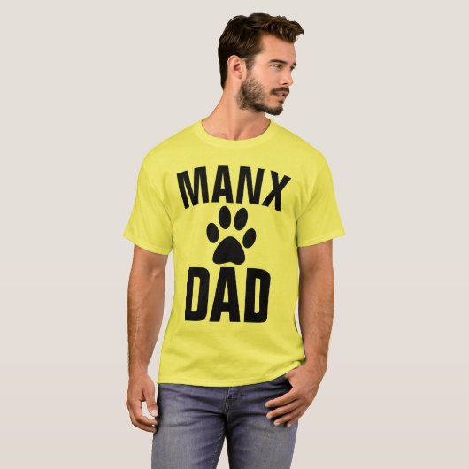 MANX DAD T-shirts & Sweatshirts CAT (Devant entier)