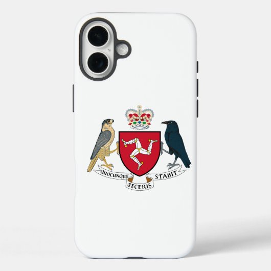 Manx wapenmantel Case-Mate iPhone case (Achterkant)