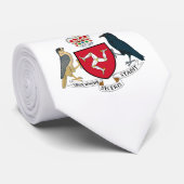 Manx wapenmantel stropdas (Opgerold)