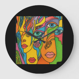 Many faces grote klok