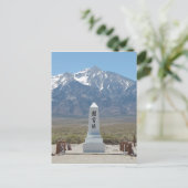 Manzanar Monument Briefkaart (Staand voorkant)