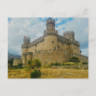 Manzanares el Real Castle, Madrid Briefkaart