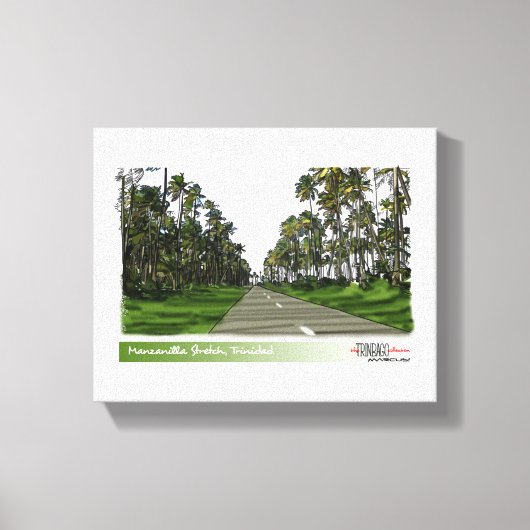 Manzanilla Stretch, Trinidad Canvas Afdruk (Voorkant)