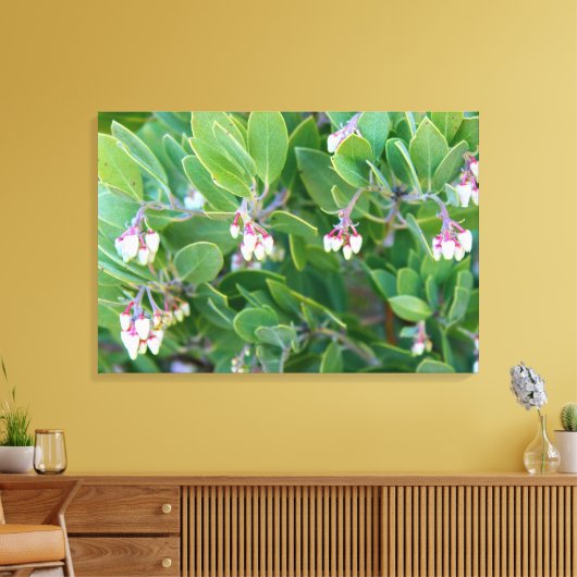 manzanita bloemen verpakt canvas (Insitu (Woonkamer))